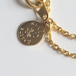 NWT David Aubrey Gold Chain Dots Necklace - 16"